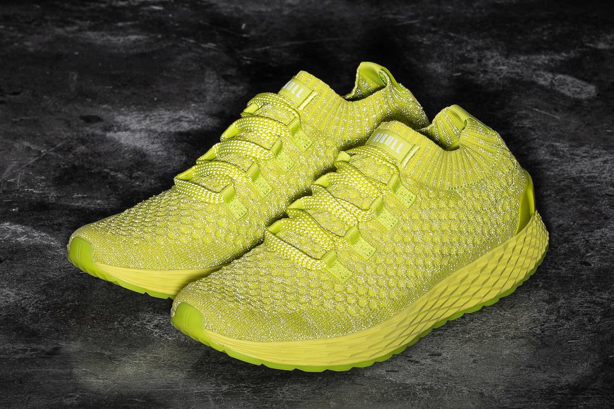 Nobull Neon Knit Runner Men's Running Shoes Light Green | Australia (ZG0679)